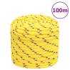  Boat Rope Yellow 16 mm 100 m Polypropylene Colour yellow Quantity in Package 1 Length 100 m Diameter 16 mm 