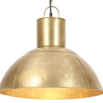 Hanging Lamp 25 W Brass Round 48 cm E27 - Hipomarket