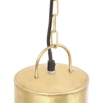 Hanging Lamp 25 W Brass Round 48 cm E27 - Hipomarket