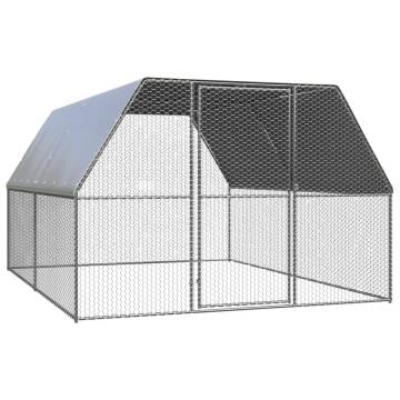 Galvanised Steel Chicken Cage 3x4x2 m - Durable & Spacious