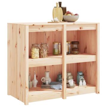 Outdoor Kitchen Cabinet - Solid Pine Wood | Hipomarket UK