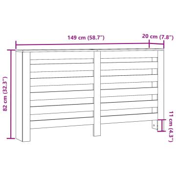 Radiator Cover Artisan Oak - Modern Engineered Wood Design