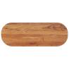  Table Top 110x40x3.8 cm Oval Solid Wood Acacia Colour acacia wood(natural) Size 110 x 40 cm Quantity in Package 1 Thickness 38 mm 