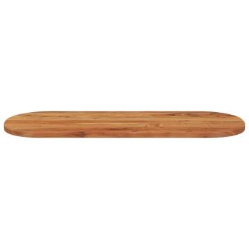 Table Top 110x40x3.8 cm Oval Solid Wood Acacia | HipoMarket