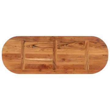 Table Top 110x40x3.8 cm Oval Solid Wood Acacia | HipoMarket