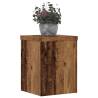 Plant Stands 2 pcs Old Wood - Durable Engineered Wood Design