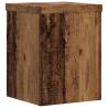 Plant Stands 2 pcs Old Wood - Durable Engineered Wood Design