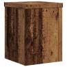 Plant Stands 2 pcs Old Wood - Durable Engineered Wood Design