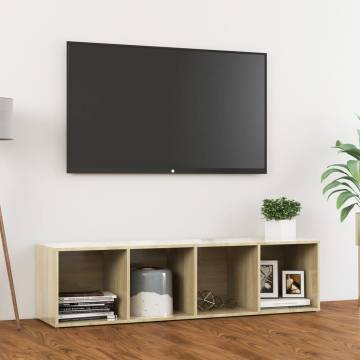 Sonoma Oak TV Cabinet - Stylish & Practical Storage Solution