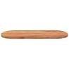 Oval Solid Wood Acacia Table Top 120x50 cm - Hipomarket