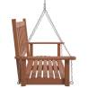 Garden Swing Bench with Metal Chains - Durable Solid Wood