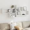  Wall Shelf White 167.5x18x68 cm Engineered Wood Colour white Quantity in Package 1 Number of Pieces 