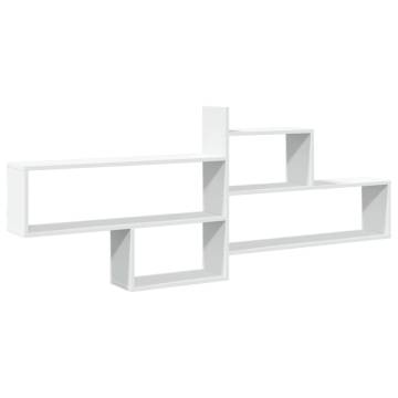 White Wall Shelf - Engineered Wood 167.5x18x68 cm | HipoMarket