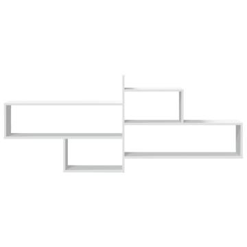 White Wall Shelf - Engineered Wood 167.5x18x68 cm | HipoMarket