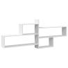 White Wall Shelf - Engineered Wood 167.5x18x68 cm | HipoMarket