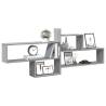 Stylish Grey Sonoma Wall Shelf - 167.5x18x68 cm | HipoMarket