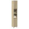  Bathroom Cabinet Sonoma Oak 30x30x190cm Engineered Wood Colour sonoma oak Number of 1 Number of Pieces 