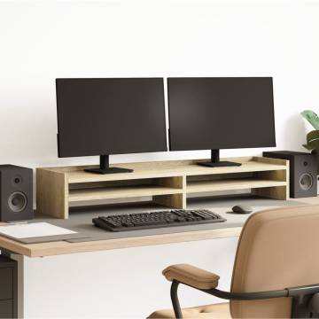 Monitor Stand Sonoma Oak - Ergonomic & Stylish Workspace Solution