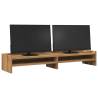 Monitor Stand Artisian Oak - Ergonomic Design & Storage