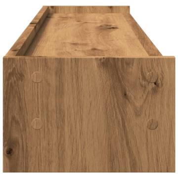 Monitor Stand Artisian Oak - Ergonomic Design & Storage