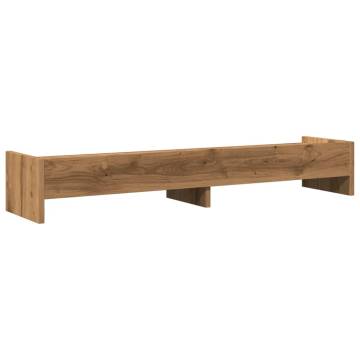 Monitor Stand Artisian Oak - Ergonomic Design & Storage