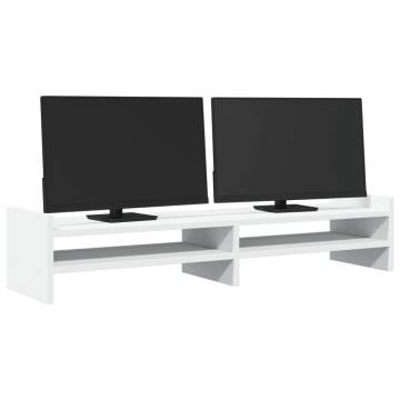 Monitor Stand White | Stylish & Functional Workspace Solution