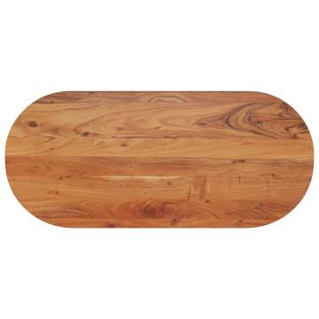 Oval Solid Wood Acacia Table Top - 110x50 cm | HipoMarket