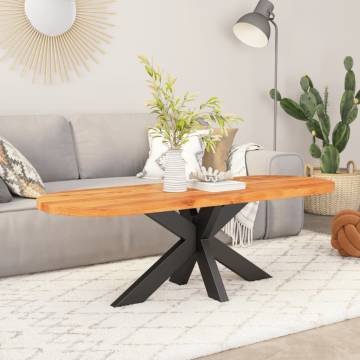 Oval Solid Wood Acacia Table Top - 110x50 cm | HipoMarket