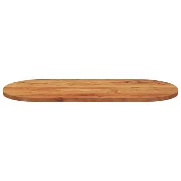 Oval Solid Wood Acacia Table Top - 110x50 cm | HipoMarket