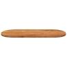 Oval Solid Wood Acacia Table Top - 110x50 cm | HipoMarket