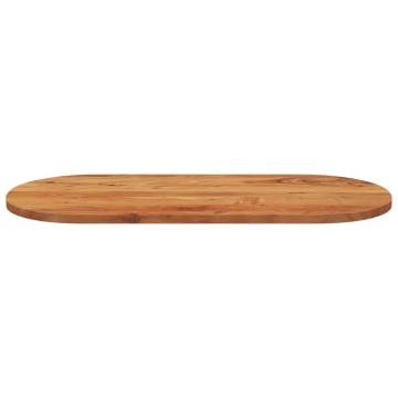 Oval Solid Wood Acacia Table Top - 90x40 cm | Hipo Market