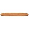 Oval Solid Wood Acacia Table Top - 90x40 cm | Hipo Market