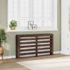  Radiator Cover Brown Oak 149x20x82 cm Engineered Wood Colour brown oak Size 149 x 20 x 82 cm Quantity in Package 1 Design horizontal slats 