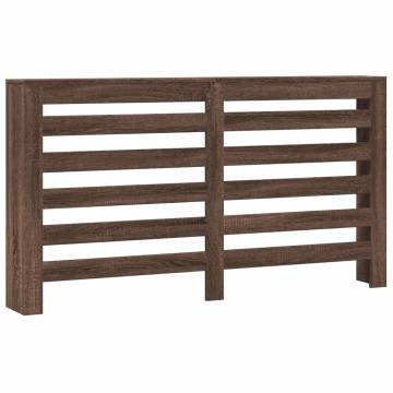 Radiator Cover Brown Oak - Engineered Wood | Hipo Market