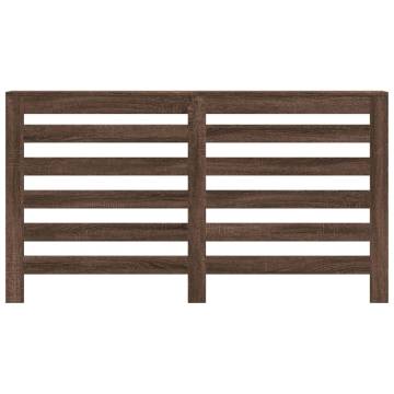 Radiator Cover Brown Oak - Engineered Wood | Hipo Market