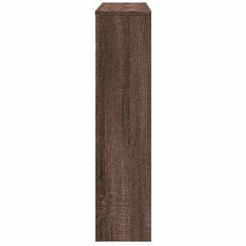 Radiator Cover Brown Oak - Engineered Wood | Hipo Market