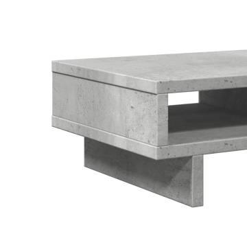 Concrete Grey Monitor Stand - Stylish & Functional | HipoMarket