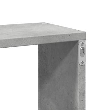 Wall Shelf Concrete Grey - Stylish Storage Solution | HipoMarket