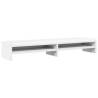 Monitor Stand White - Ergonomic Design & Storage | Hipomarket