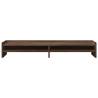 Monitor Stand Brown Oak 100x24 cm - Ergonomic & Stylish