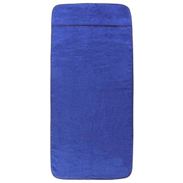 Set of 4 Royal Blue Beach Towels - Soft & Quick-Dry 400 GSM