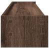 Monitor Stand Brown Oak 100x24 cm - Ergonomic & Stylish