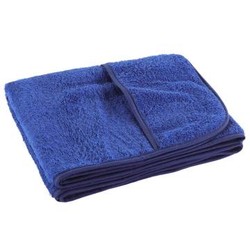 Set of 4 Royal Blue Beach Towels - Soft & Quick-Dry 400 GSM