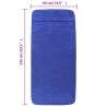 Set of 4 Royal Blue Beach Towels - Soft & Quick-Dry 400 GSM