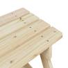 Picnic Table for 4 Kids with Umbrella | Solid Wood Fir