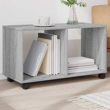 Grey Sonoma Rolling Cabinet - 72x33x42.5 cm | Durable & Stylish