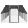 Spacious Chicken Cage 3x12x2 m Galvanised Steel - HipoMarket