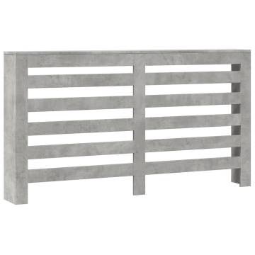 Radiator Cover in Concrete Grey - Stylish Engineered Wood Design