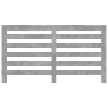 Radiator Cover in Concrete Grey - Stylish Engineered Wood Design