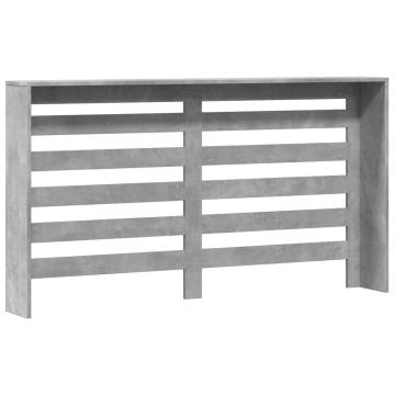 Radiator Cover in Concrete Grey - Stylish Engineered Wood Design